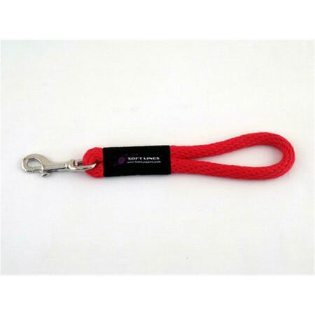 SOFT LINES Dog Snap Leash 0.62 In. Diameter By 1 Ft. - Red P11001RED